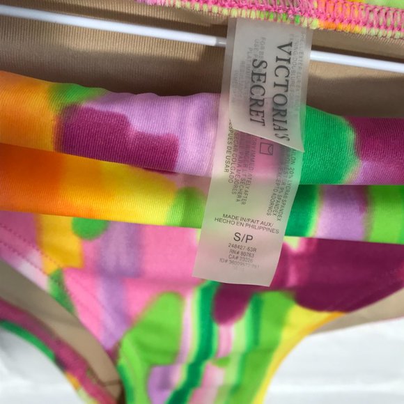 Victoria's Secret Twist Bandeau Bikini 34B / S - Picture 4 of 4